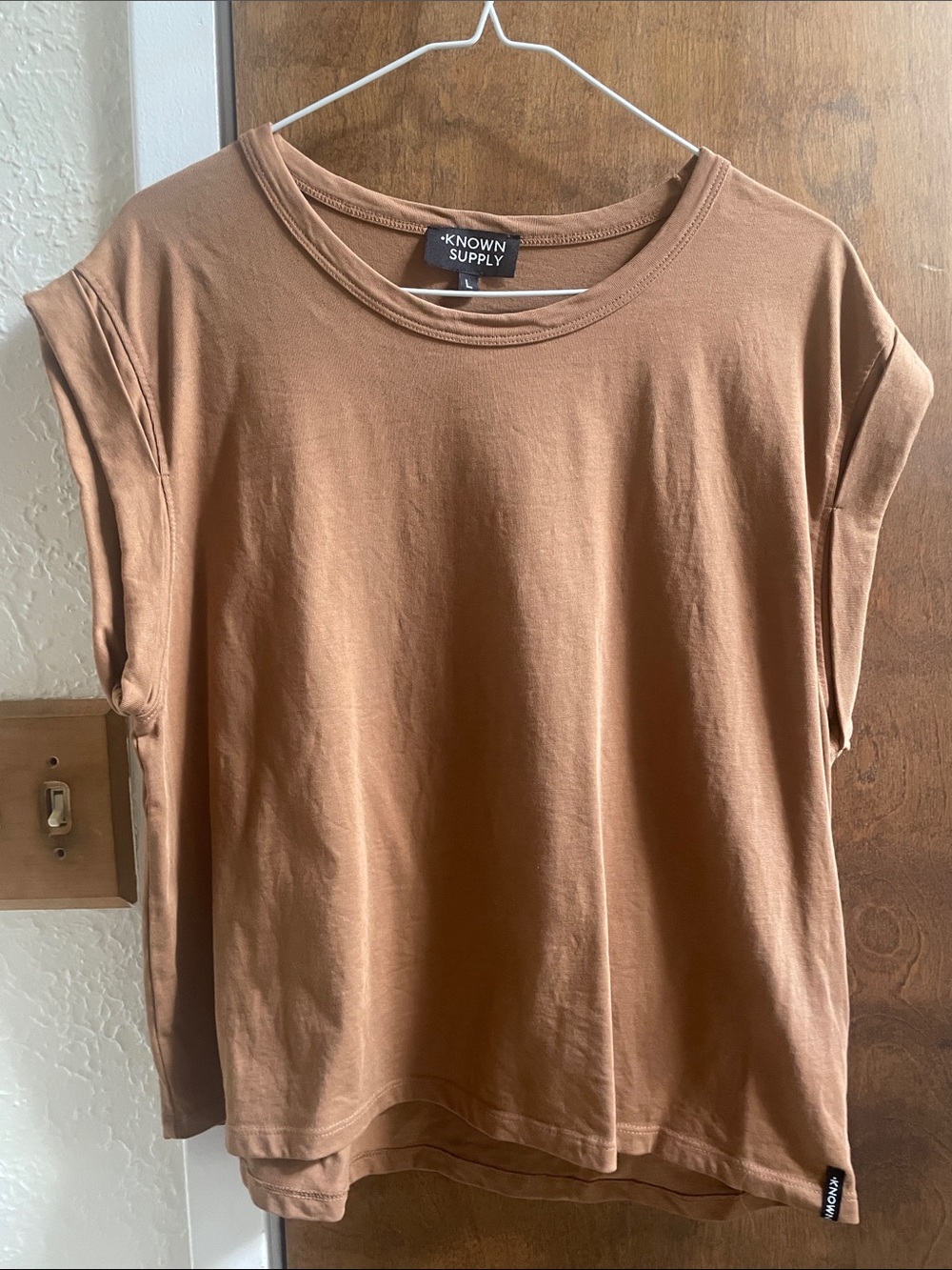 Women’s Brown Crewneck Tee
